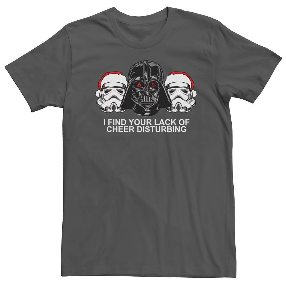 Men's Star Wars Vader Trooper Lack Of Cheer Disturbing Tee, Size: XL, Grey Product Image