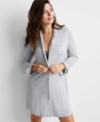 State of Day Womens Notch Collar Sleepshirt Xs-3X, Created for Macys Product Image