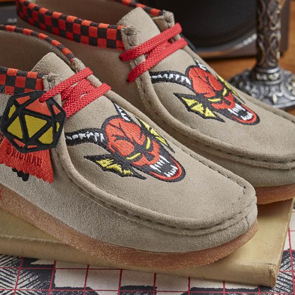 Mens Clarks x Stranger Things Wallabee EVO Chukka Boot Interest Product Image