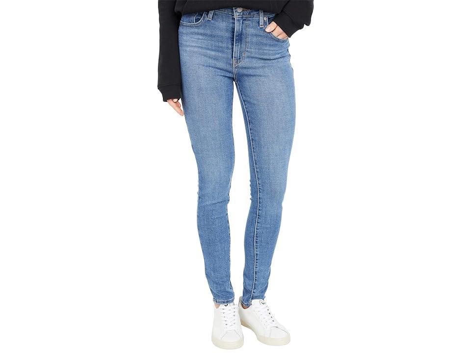 Women's Levi's® 721™ High Rise Skinny Jeans, Size: 34(US 18)Medium, Soft Black Product Image