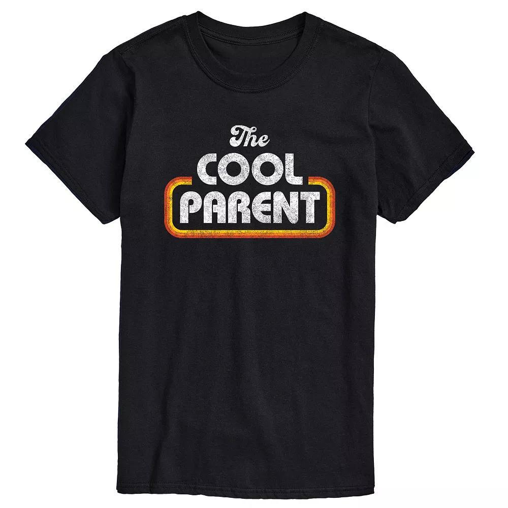 Big & Tall "The Cool Parent" Retro Graphic Tee, Men's,  Product Image