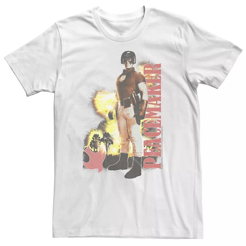 Big & Tall DC Comics The Suicide Squad Peacemaker Explosion Logo Tee, Men's,  Product Image