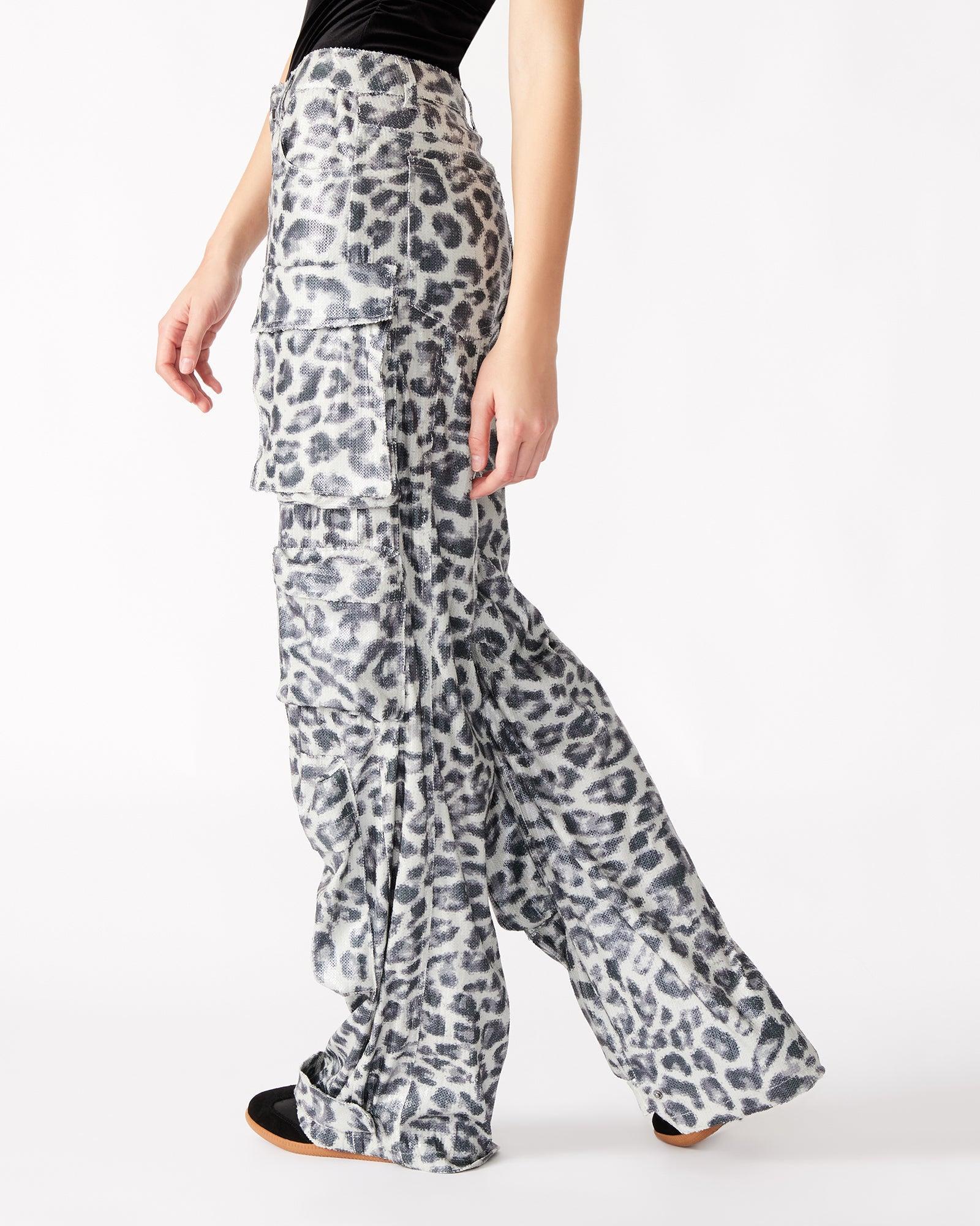 DUO SEQUIN PANT LEOPARD Female Product Image