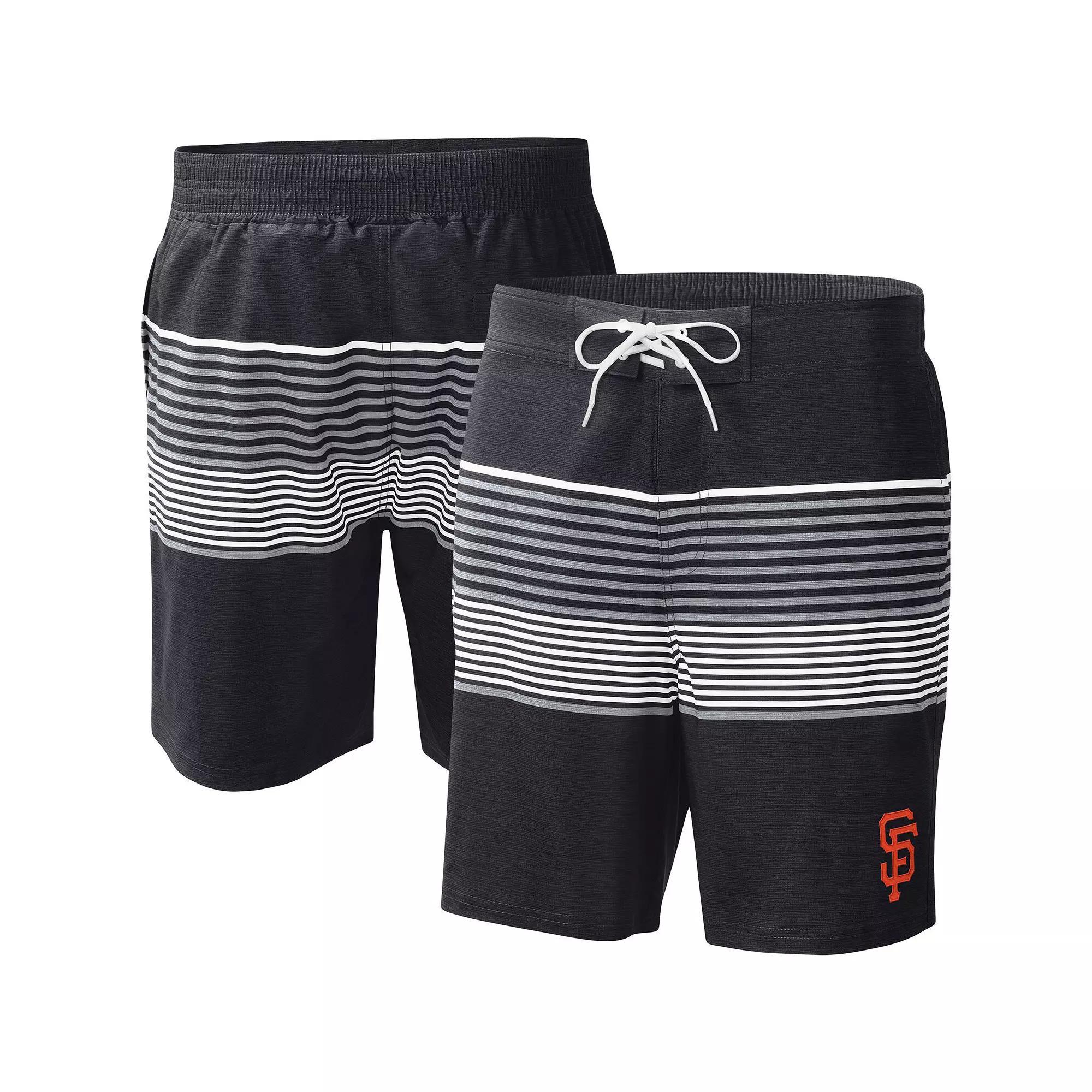 Men's G-III Sports by Carl Banks Black San Francisco Giants Coastline Volley Swim Shorts,  Product Image