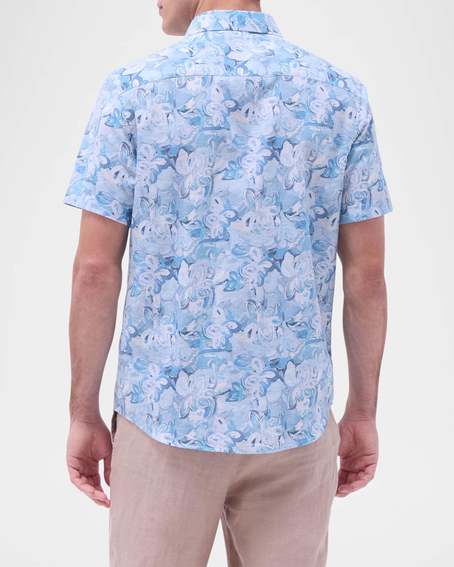 Men's Orson Short-Sleeve Linen Sport Shirt Product Image