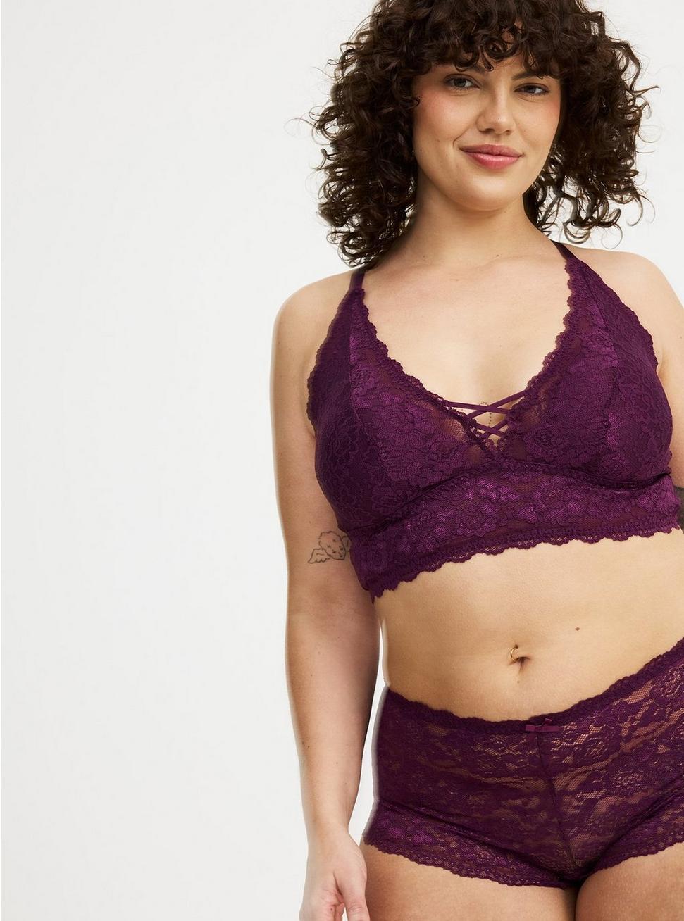 Lightly Lined Lace Bralette Product Image