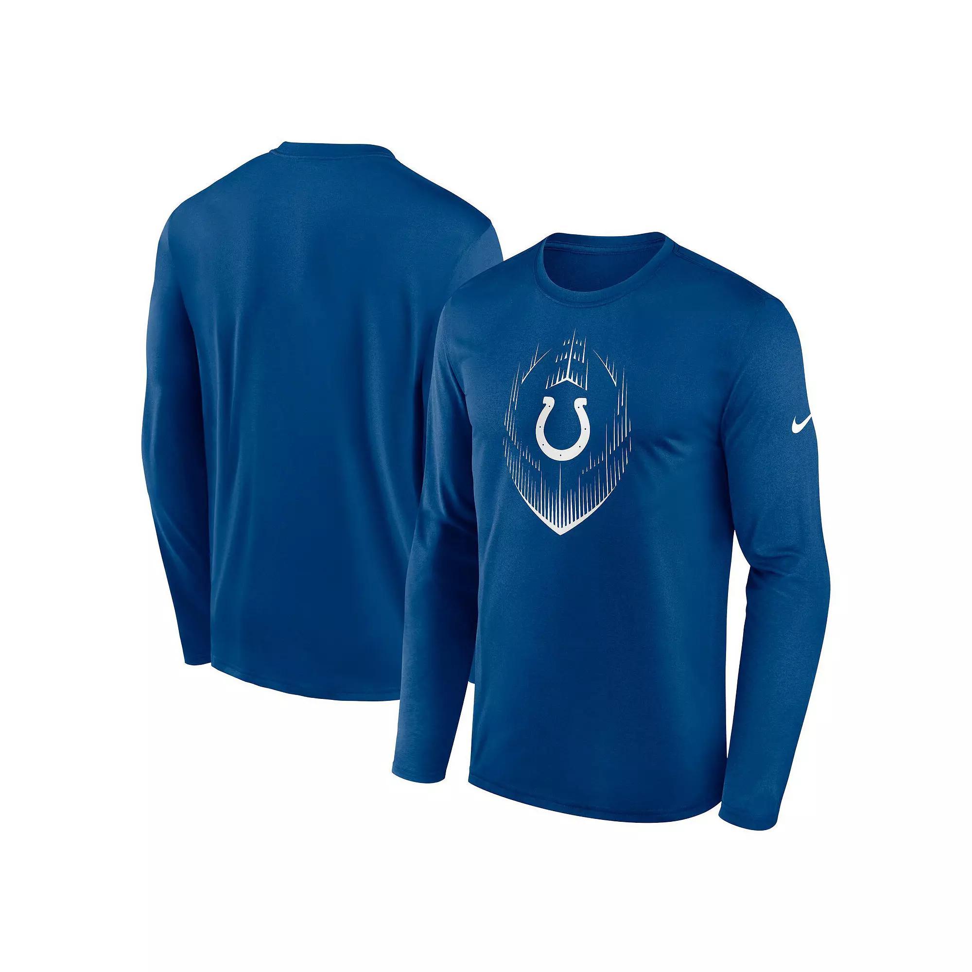 Mens Nike Royal Indianapolis Colts Legend Icon Long Sleeve T-Shirt Product Image