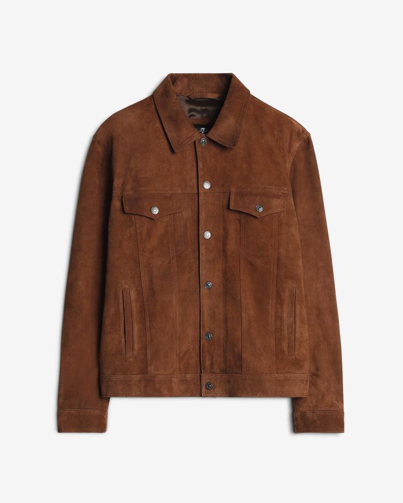 Suede Trucker Jacket Product Image
