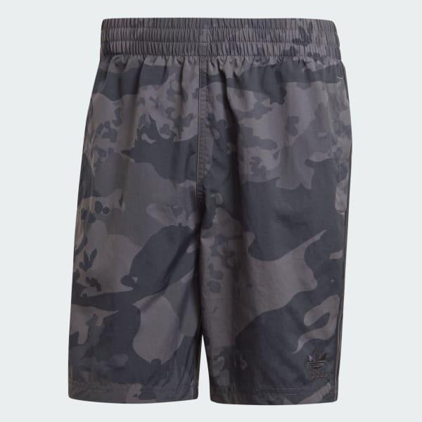 Camo Allover Print Swim Shorts Product Image