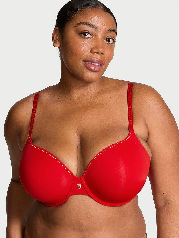 Shine-Trim Lightly Lined Full-Coverage Bra Product Image