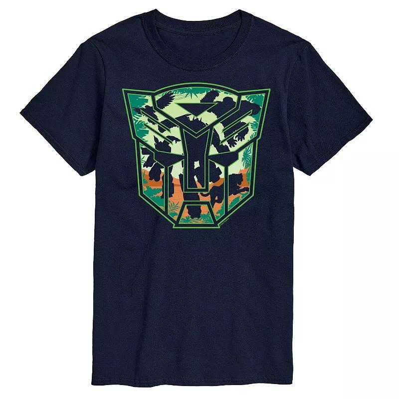 Men's Transformers Autobot Jungle Logo Graphic Tee, Size: XS, Blue Product Image