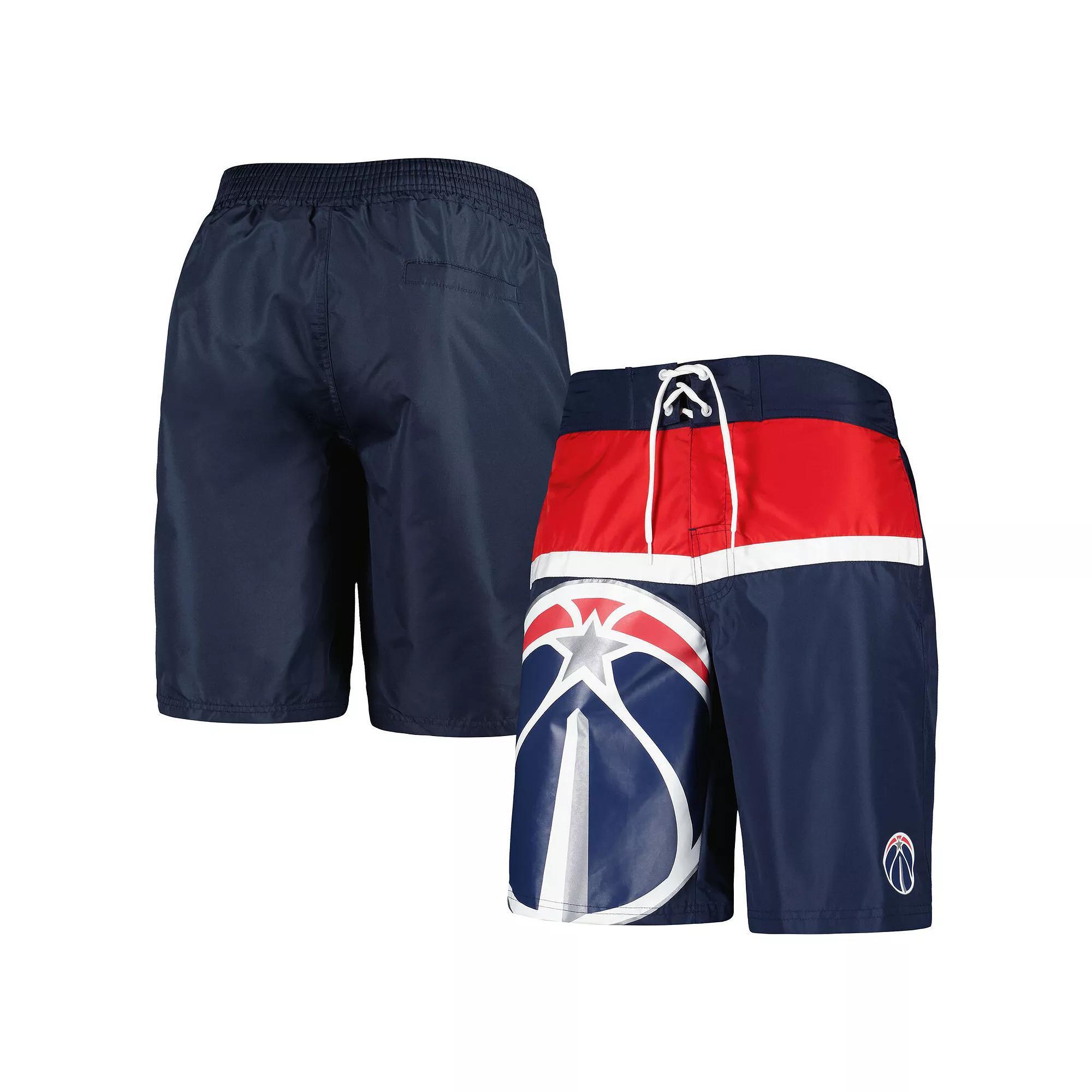 Men's G-III Sports by Carl Banks Navy Washington Wizards Sea Wind Swim Trunks,  Product Image