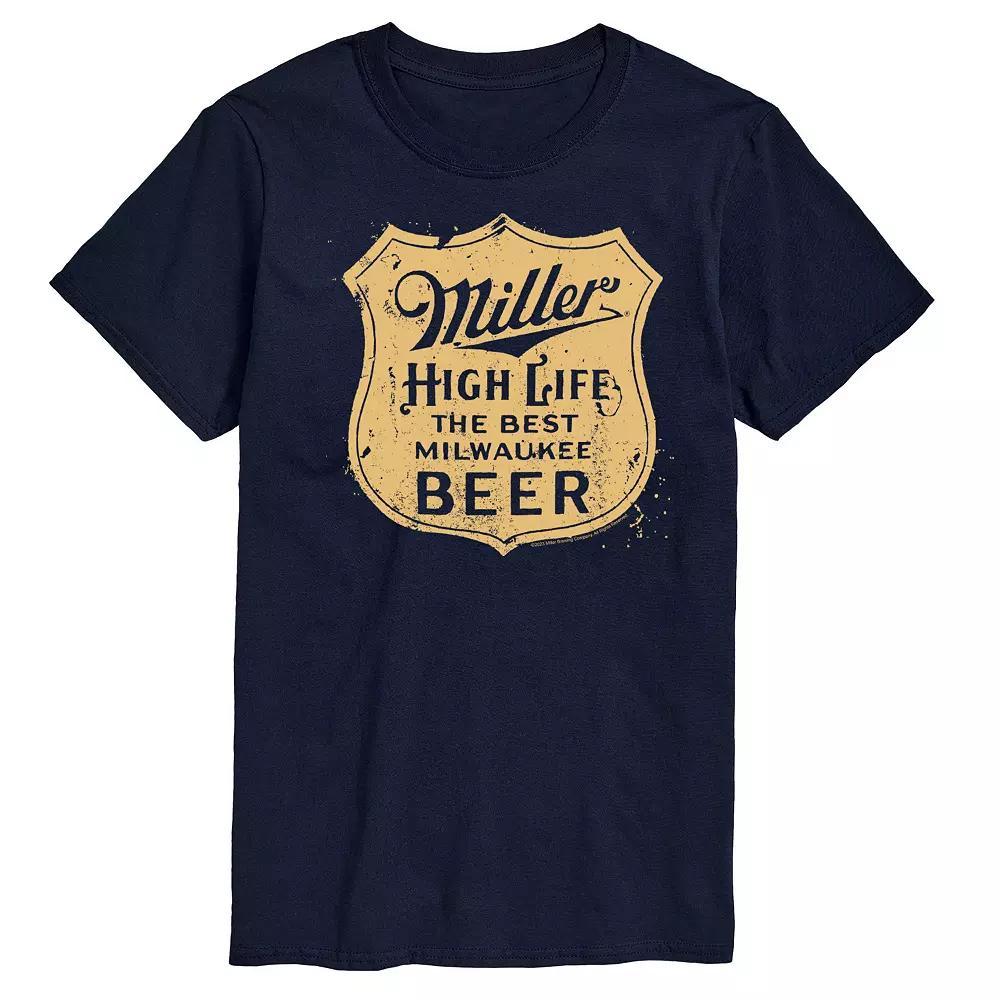 Big & Tall Miller High Life Vintage Crest Graphic Tee, Men's,  Product Image