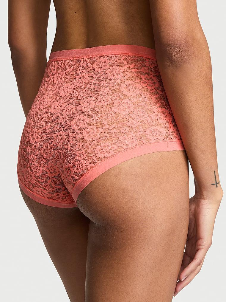 No-Show Lace High-Waist Brief Panty Product Image