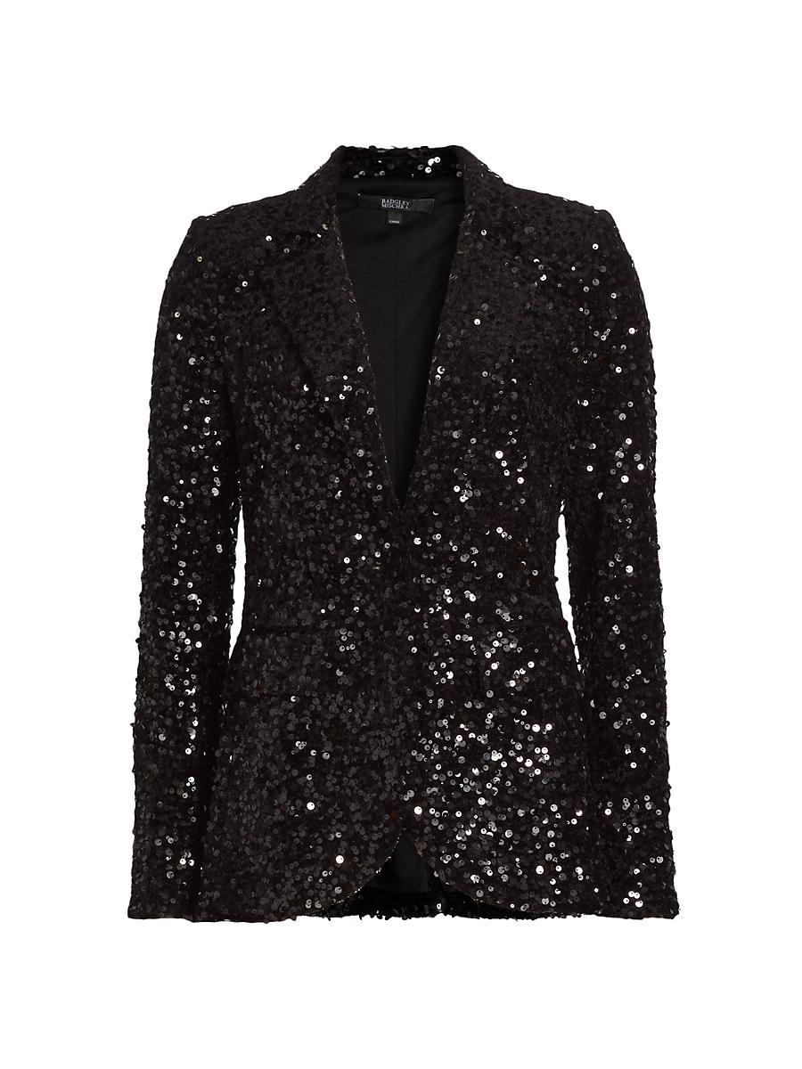 Womens Sequined Evening Jacket Product Image