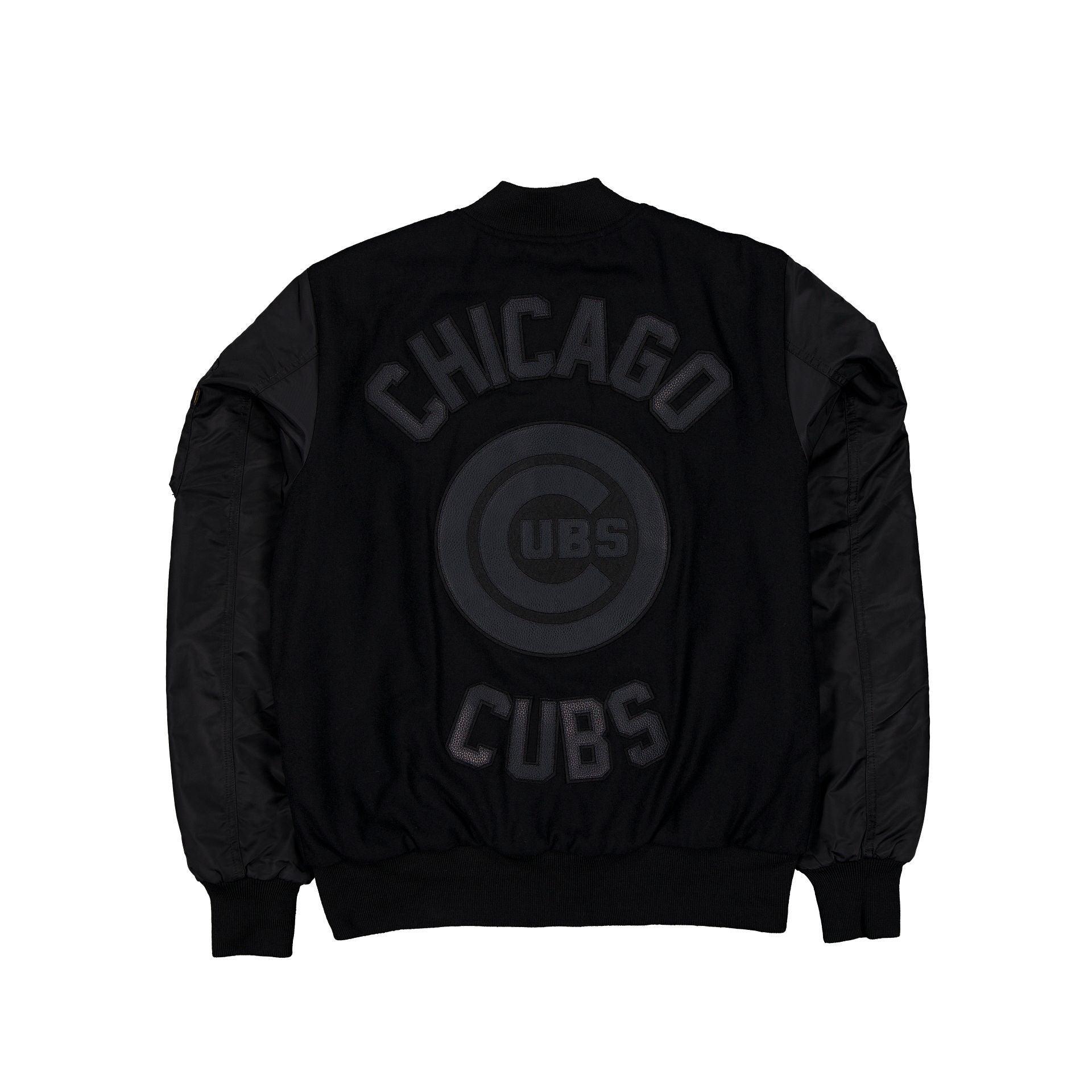Alpha Industries x San Francisco Giants MA-1 Wool Varsity Jacket Black Male Product Image