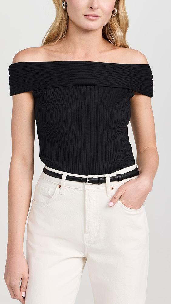 SHASHI Mia Skinny Belt | Shopbop Product Image