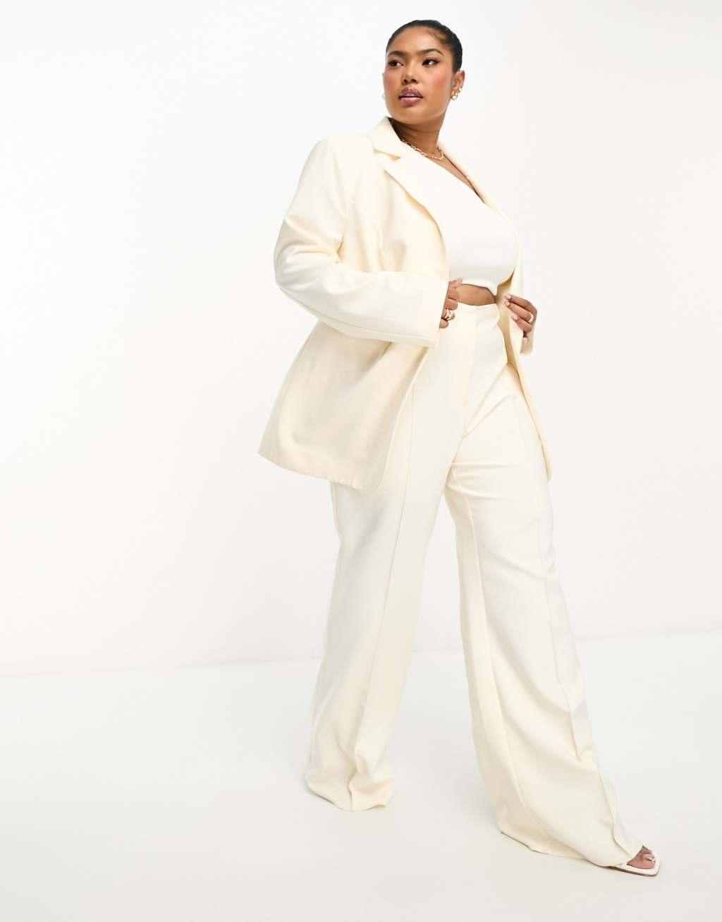 ASOS LUXE Curve suit kickflare pants Product Image