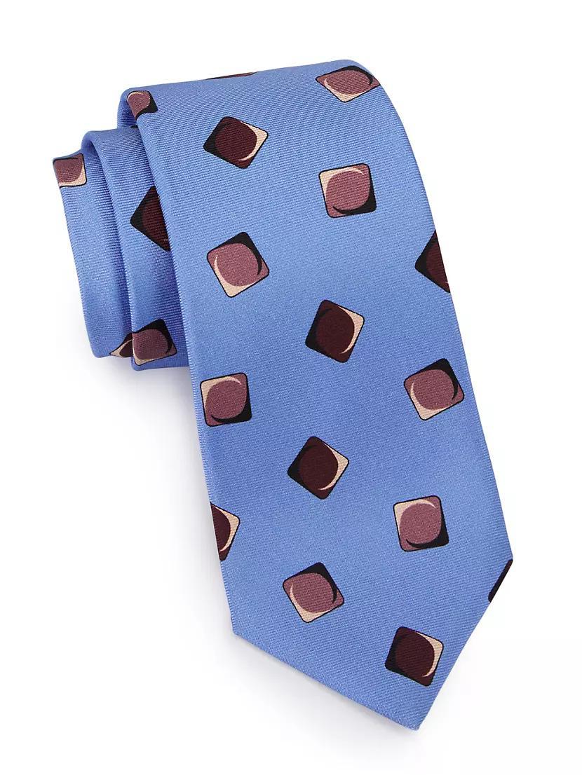 Geometric Silk Tie Product Image