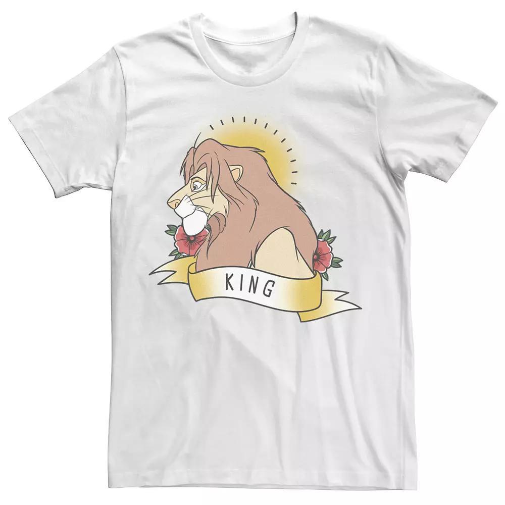 Men's Disney's The Lion King Simba King Tattoo Tee,  Product Image