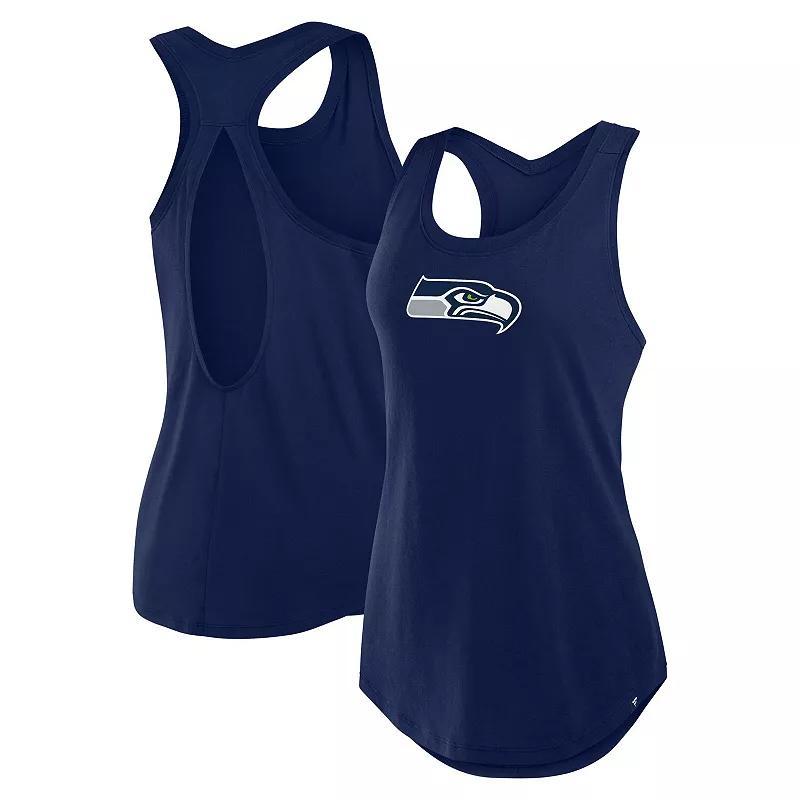 Women's Fanatics Navy Tennessee Titans Iron Fan Tank Top,  Product Image