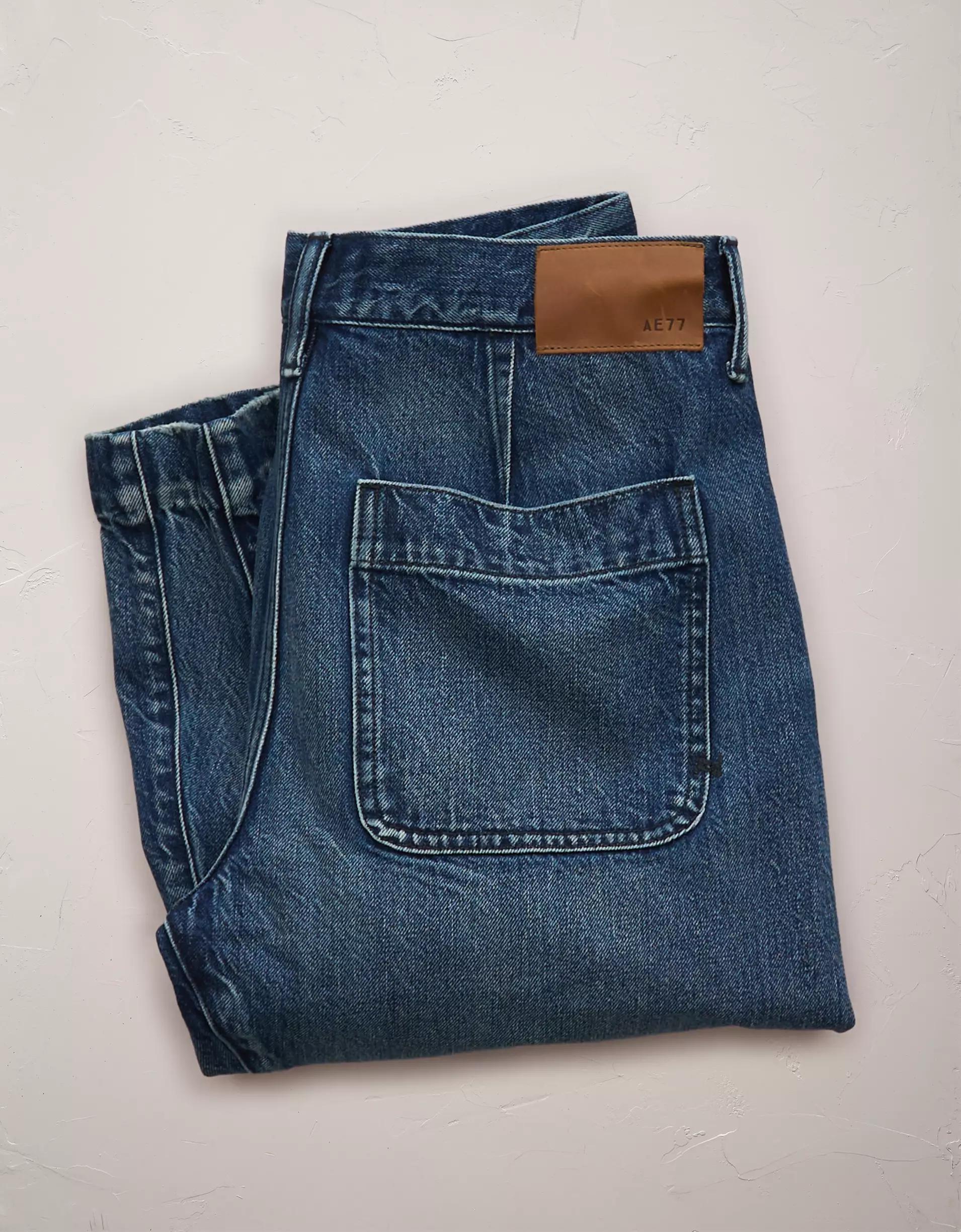 AE77 Premium Barrel Jean Product Image