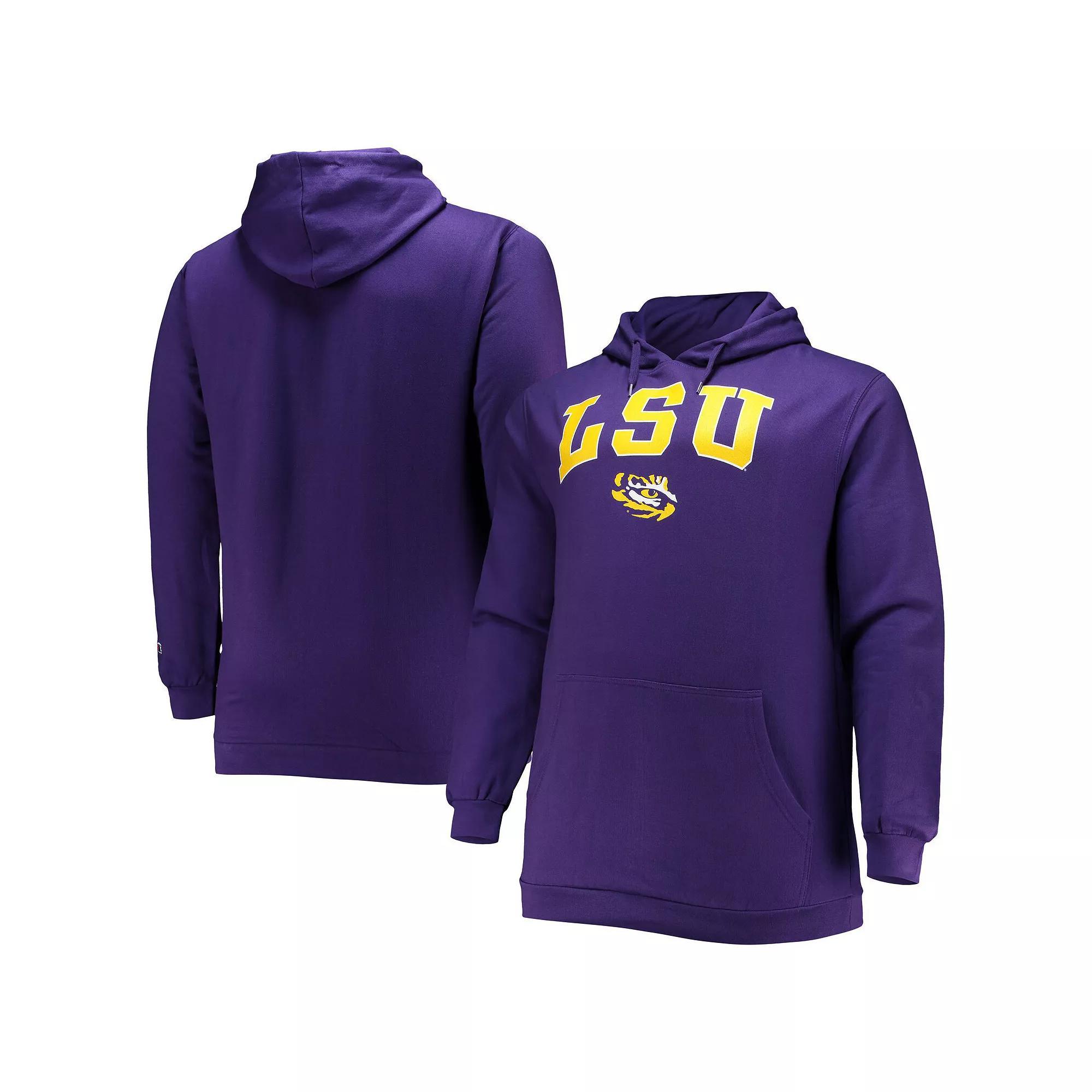 Men's Profile Black Chicago Blackhawks Big & Tall Arch Over Logo Pullover Hoodie, Size: XLT Product Image