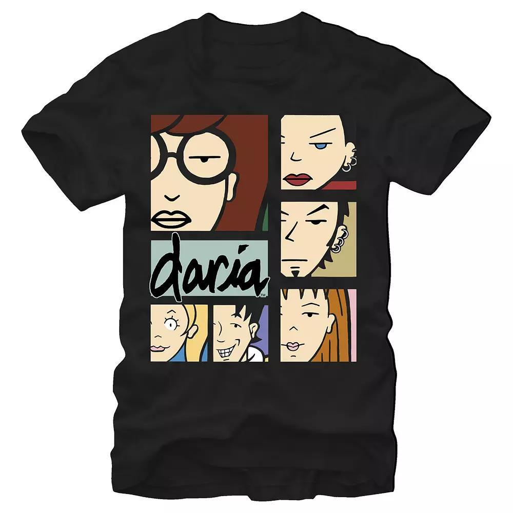 Men's Daria Characters Closeups Graphic Tee,  Product Image