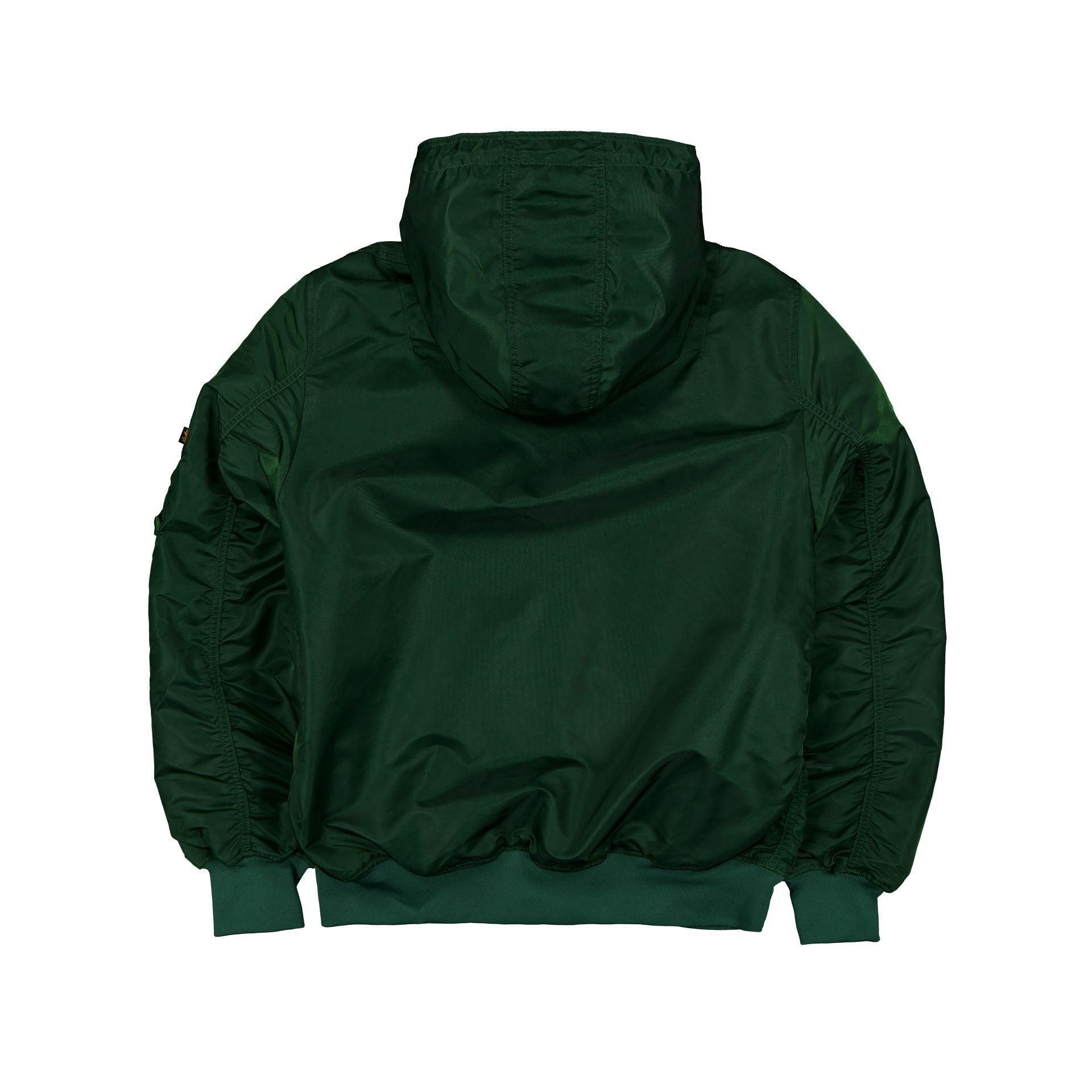 Alpha Industries x New York Jets L-2B Hooded Bomber Jacket Male Product Image