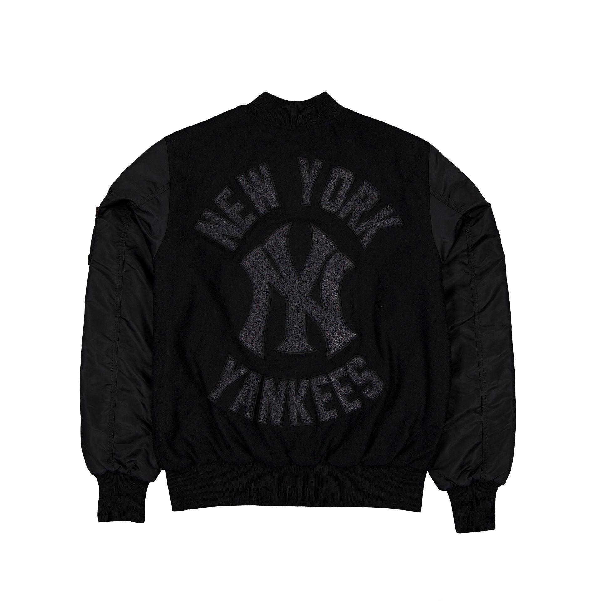 Alpha Industries x San Francisco Giants MA-1 Wool Varsity Jacket Black Male Product Image