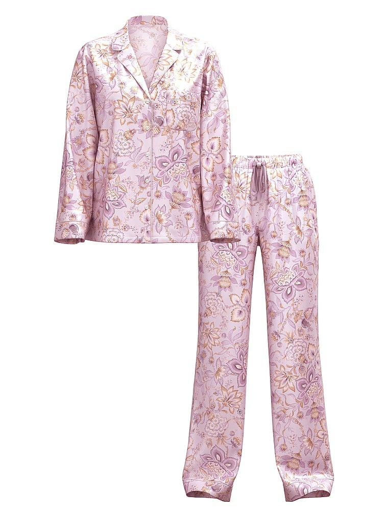 Glazed Satin Short Pajama Set Product Image