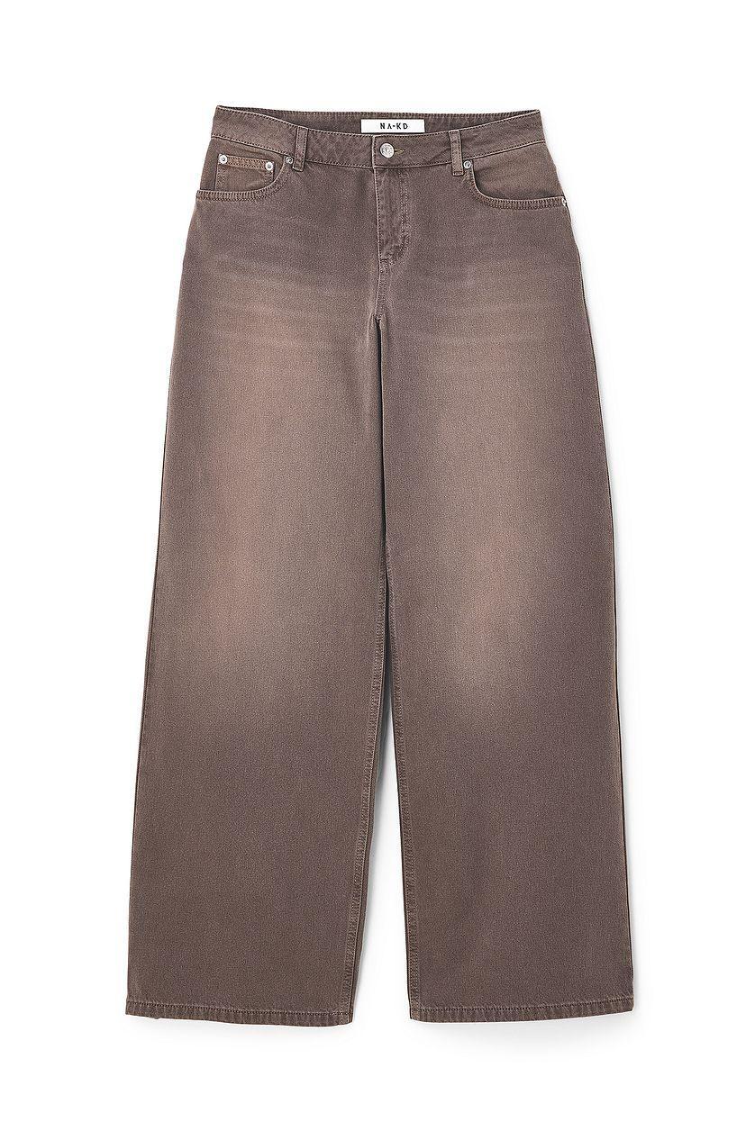 Loose Mid Waist Jeans Product Image