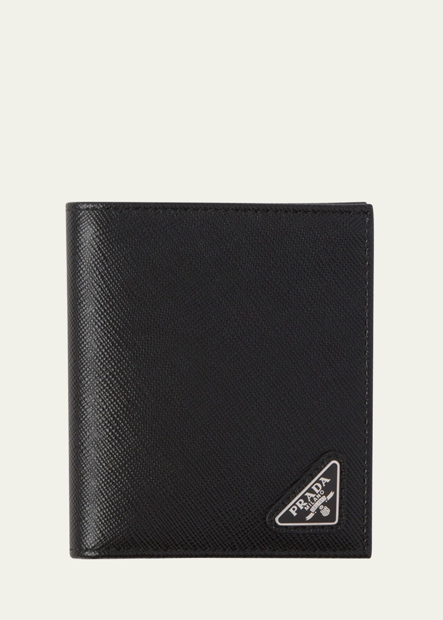 Mens Saffiano Leather Wallet Product Image