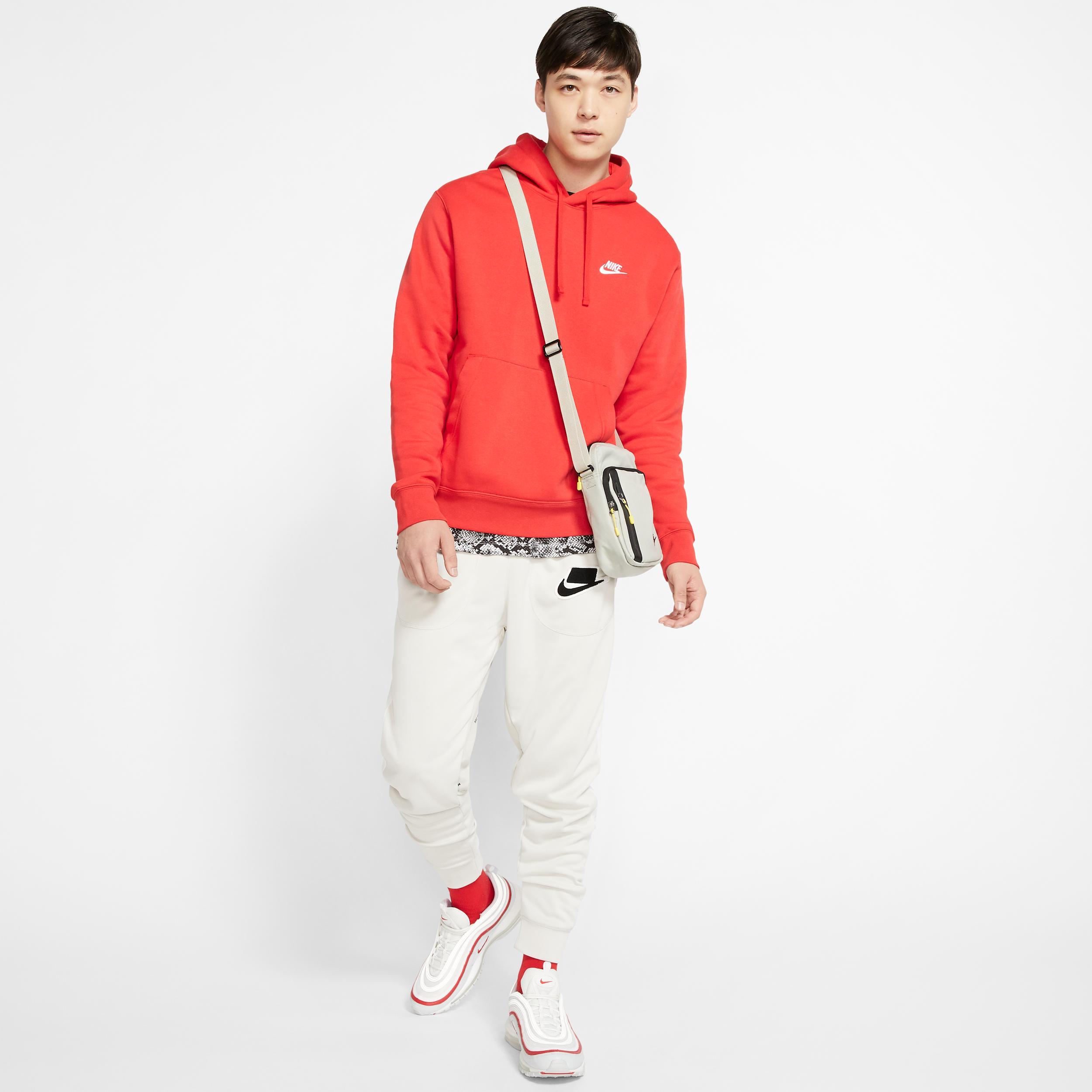 Mens Nike Sportswear Club Fleece Pullover Hoodie | BV2654-100 Product Image