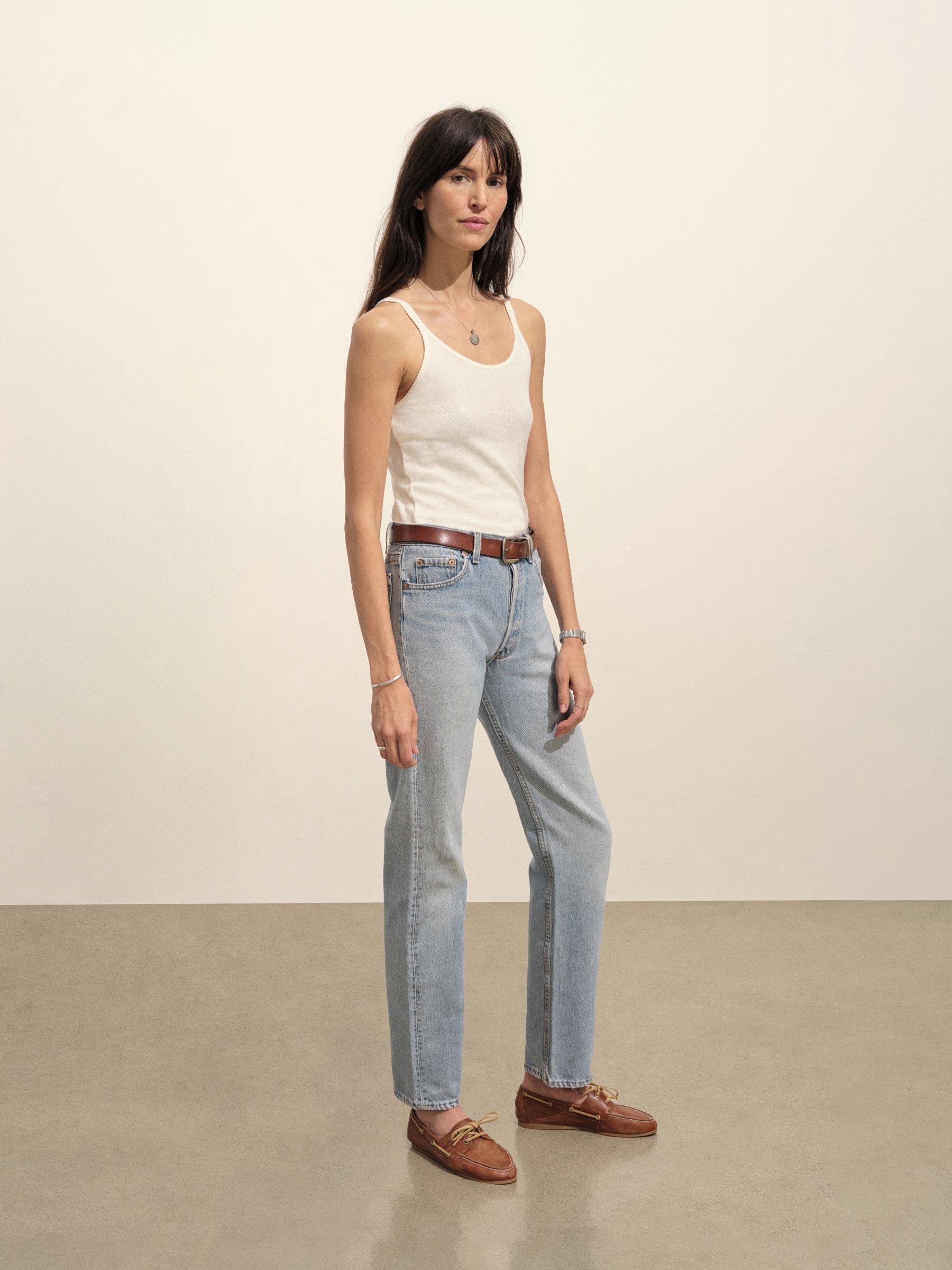 Natural Heirloom Rib Scoop Tank Product Image