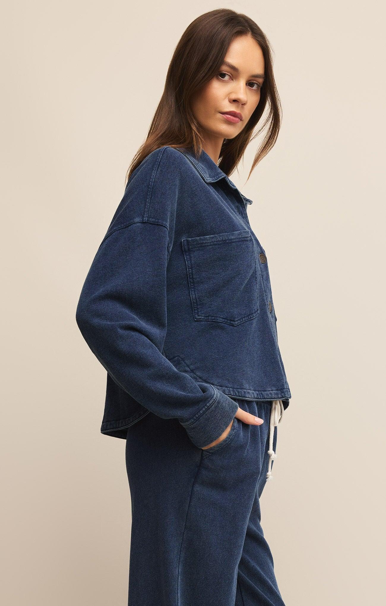 All Day Cropped Knit Jacket Product Image