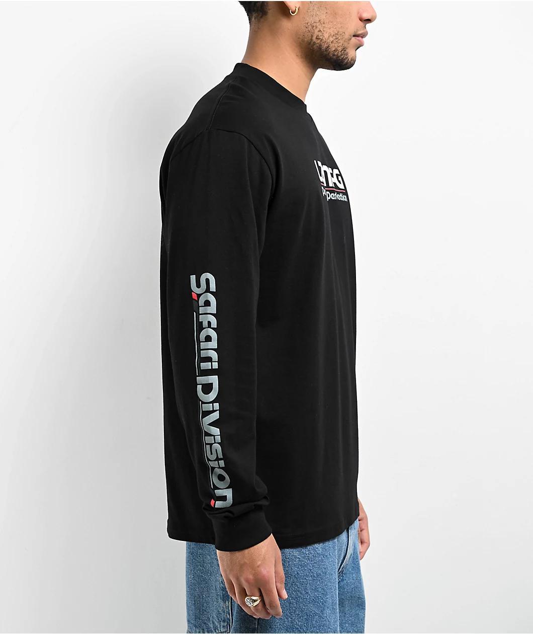 LZMFG Safari Division Black Long Sleeve T-Shirt Product Image