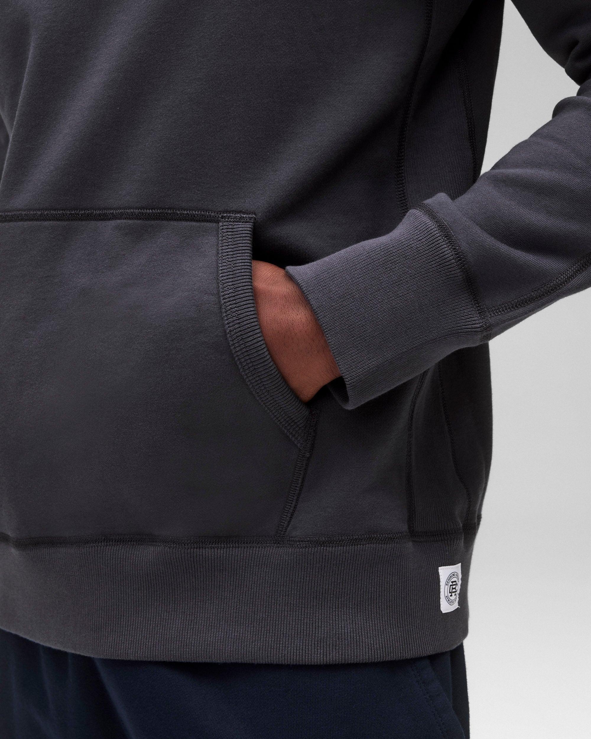 Midweight Terry Slim Hoodie Male Product Image
