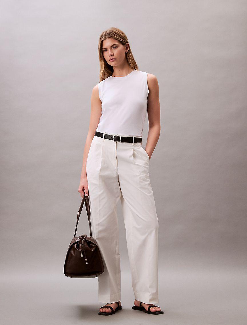 Calvin Klein Womens Liquid Cotton Tank Top Product Image