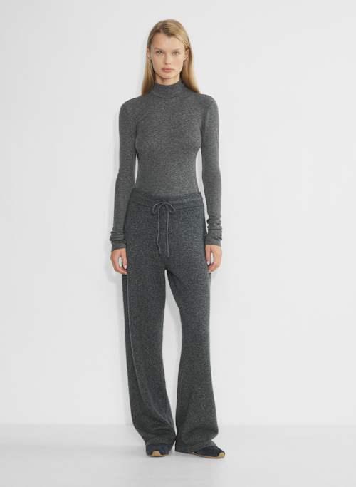 cashmere hi-rise wide pant Product Image