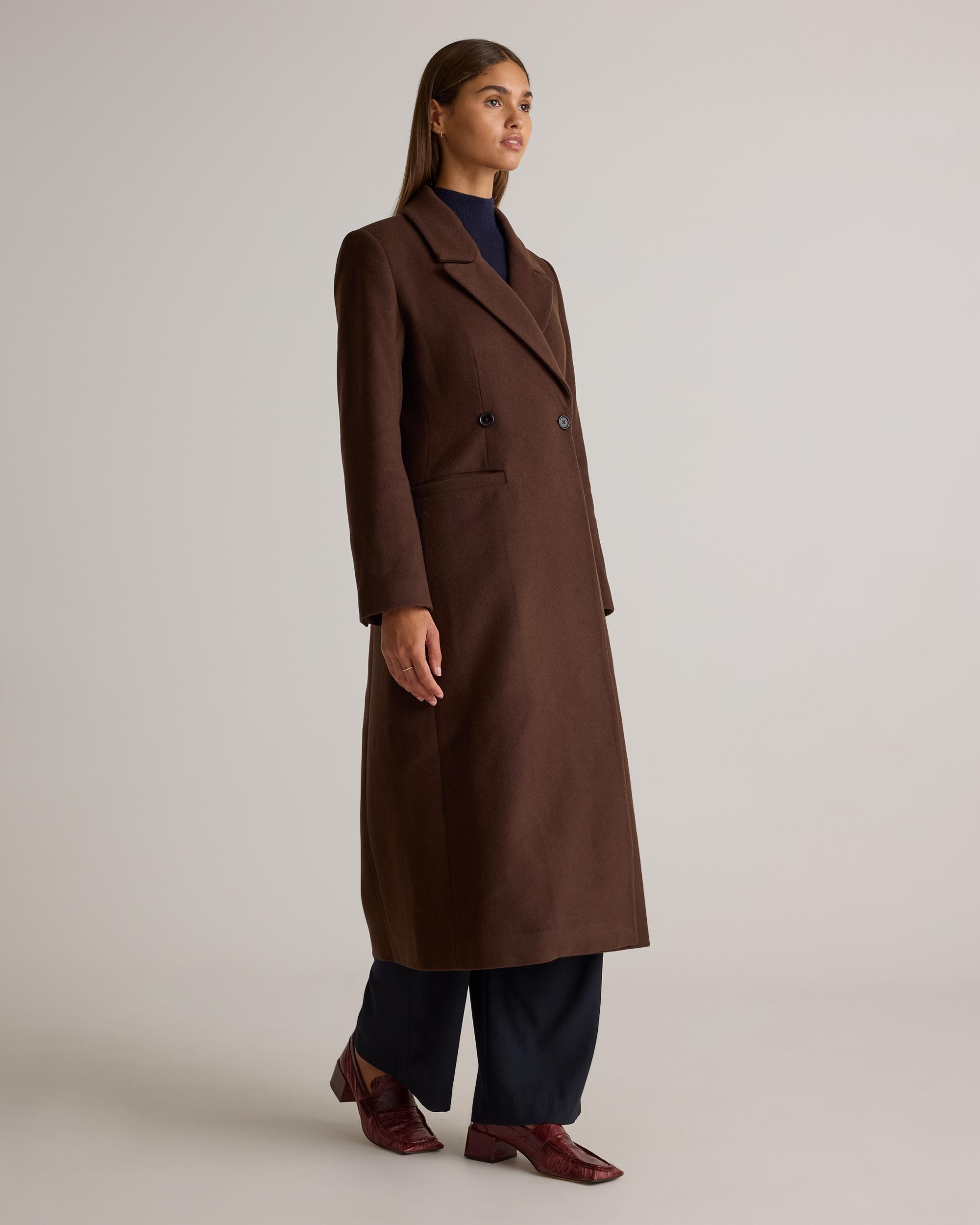Quince | Women's Italian Wool Tailored Coat Size XL, Wool/Nylon Product Image