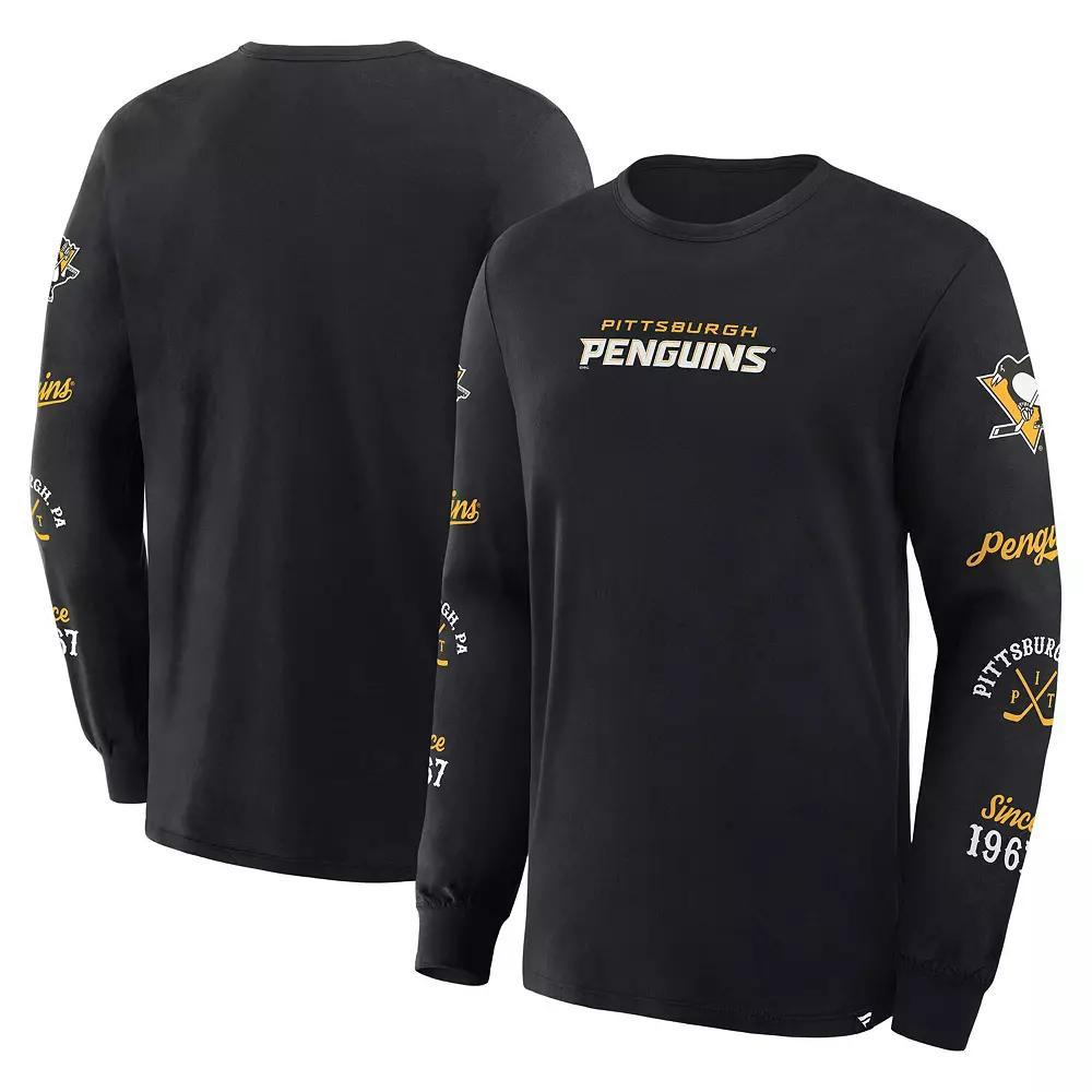 Men's Fanatics Black Pittsburgh Penguins Boxed Product Image