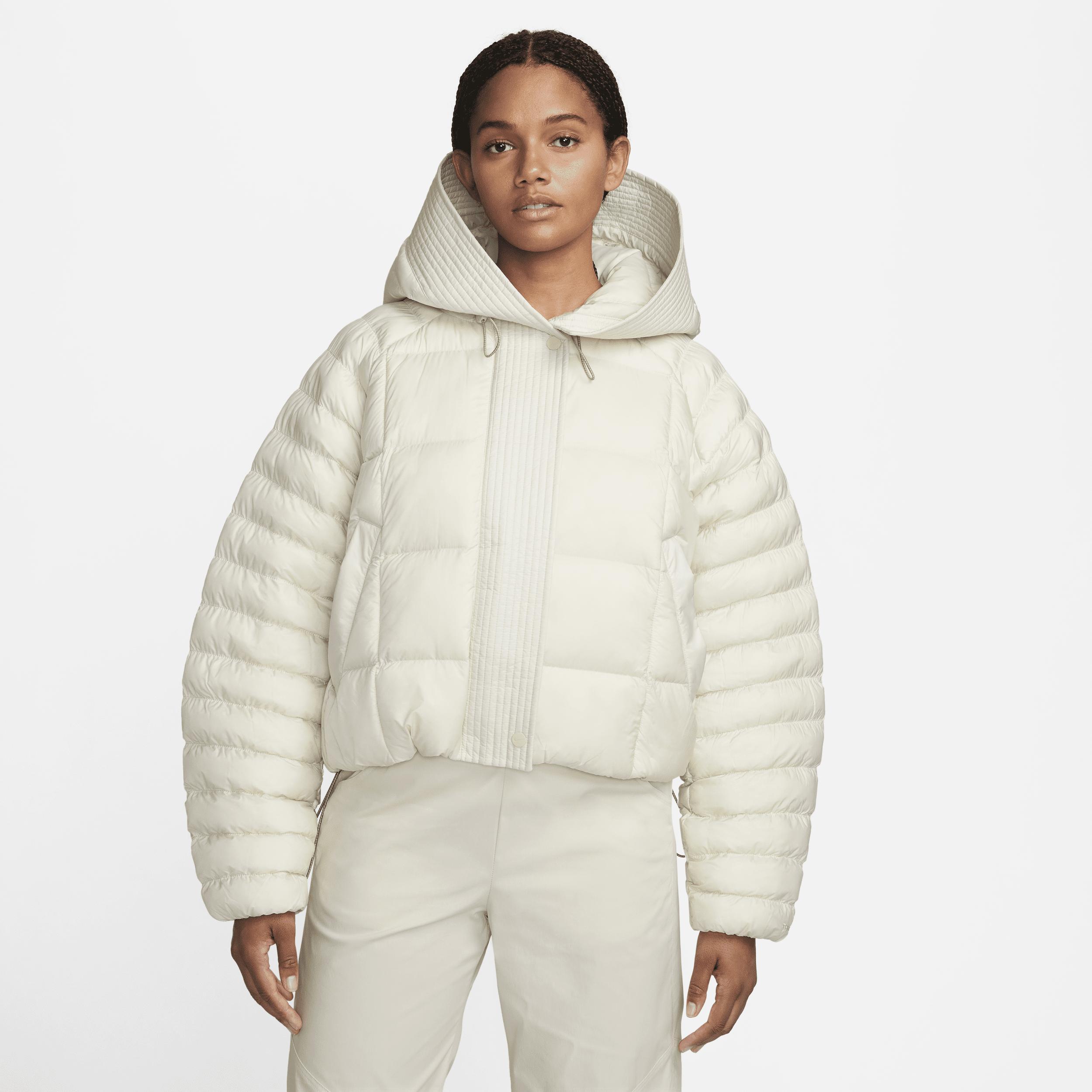 Womens Nike Sportswear Swoosh Puffer PrimaLoft Therma-FIT Oversized Hooded Jacket Product Image