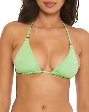 BECCA Glimmer Cheryl Triangle Top (Sea Foam) Women's Swimwear Product Image