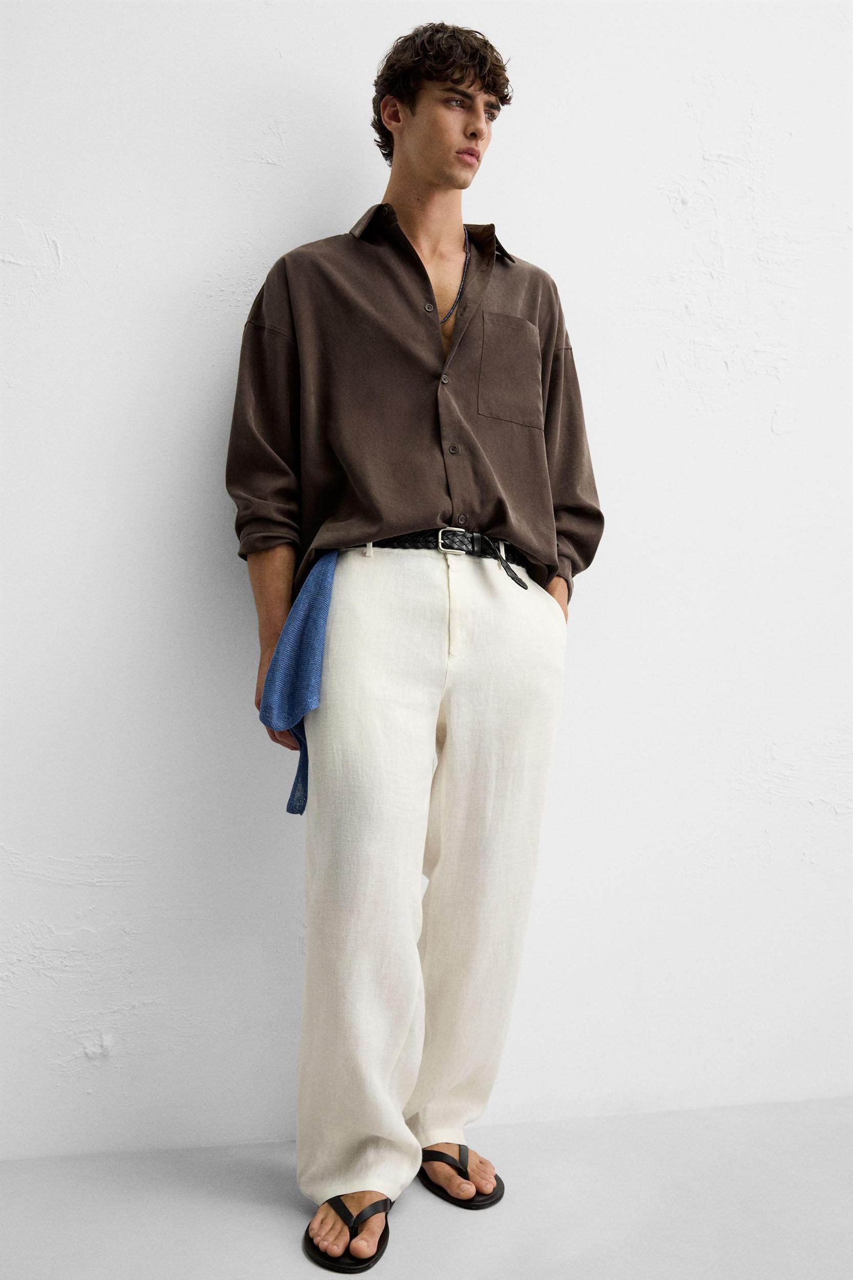 100% LINEN PANTS Product Image