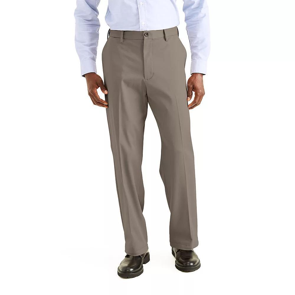 Men's Dockers® Stretch Easy Khaki Classic-Fit Flat-Front Pants, Size: 36X29, Dark Pebble Product Image