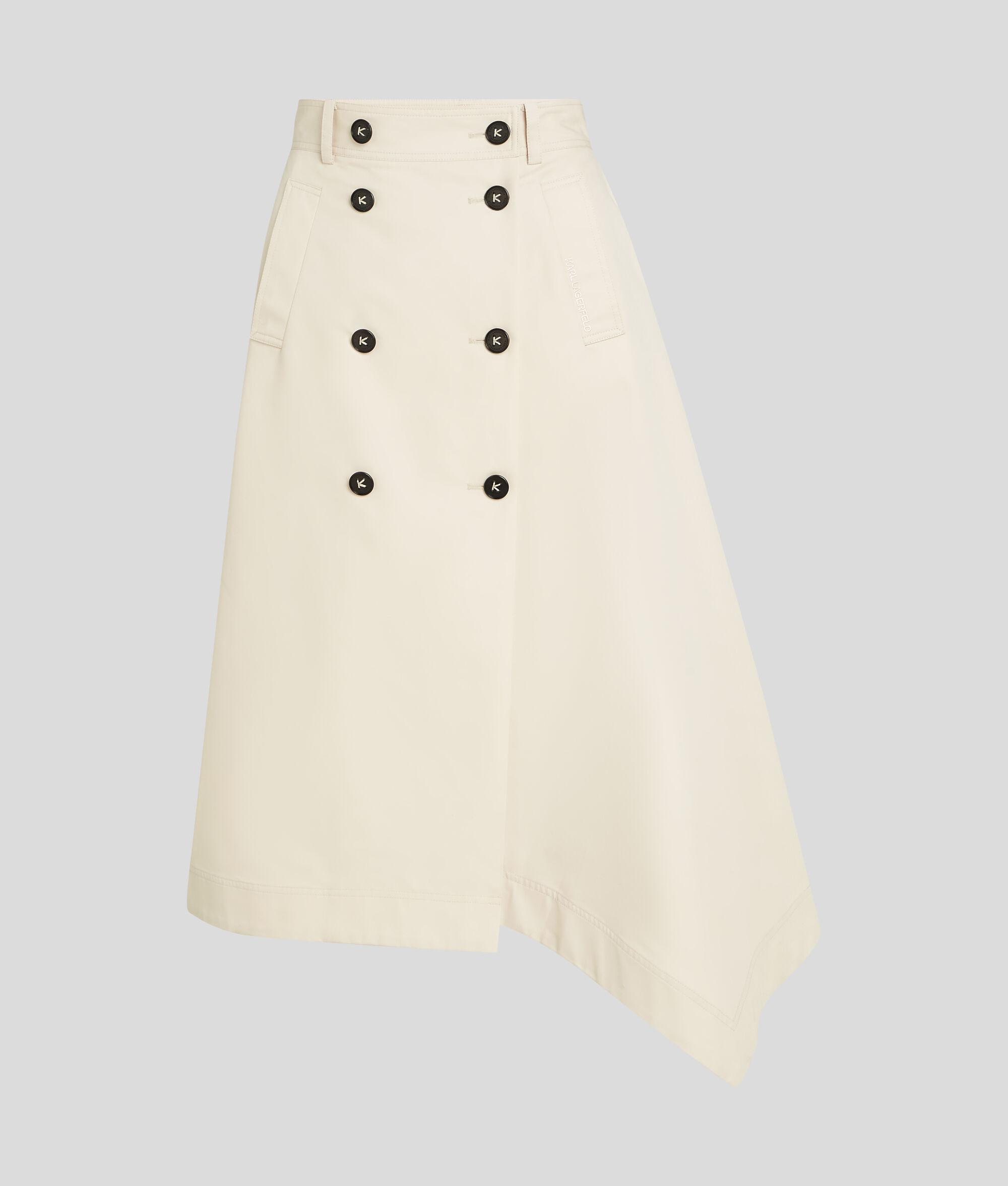 COTTON TWILL TRENCH SKIRT Product Image