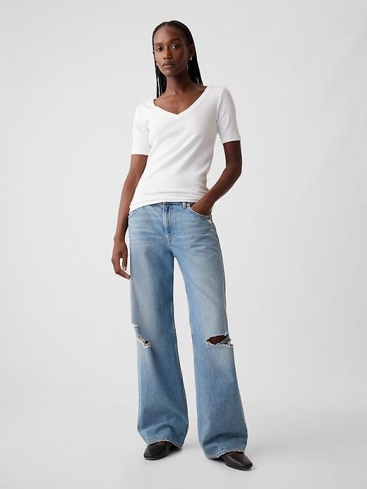 Modern V-Neck T-Shirt Product Image