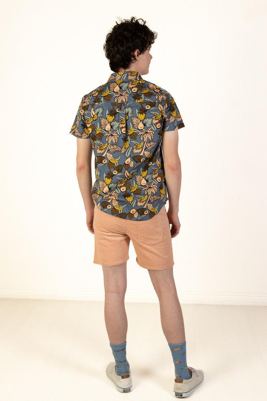 Peach Corduroy Shorts Product Image