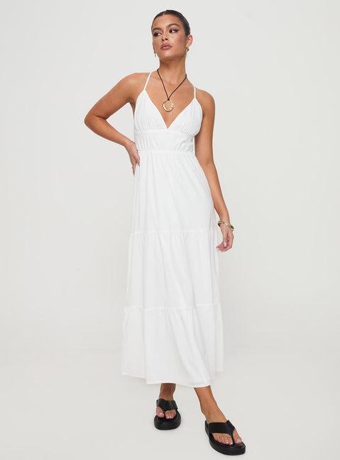 Mckew Maxi Dress White Product Image
